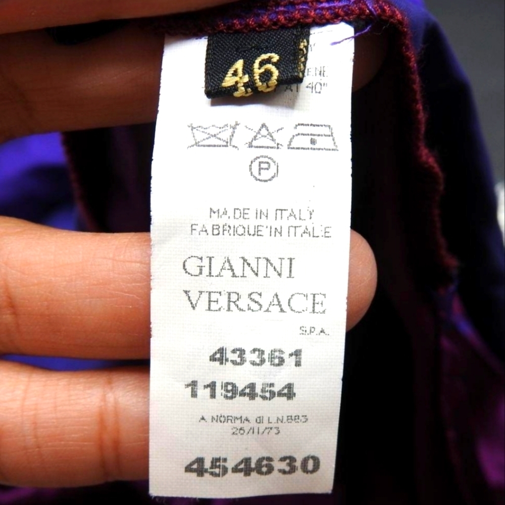 GIANNI VERSACE Silk & Viscose Vintage Y2K Racerback Sleeveless Tank Top - Picture 5 of 6